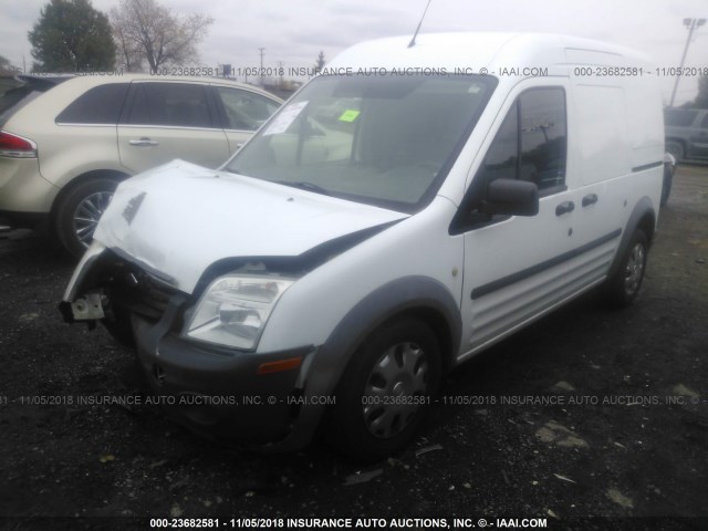 NM0LS7AN2DT164264 - 2013 FORD TRANSIT CONNECT XL WHITE photo 2