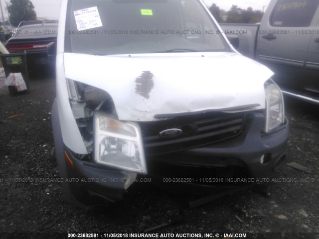 NM0LS7AN2DT164264 - 2013 FORD TRANSIT CONNECT XL WHITE photo 6