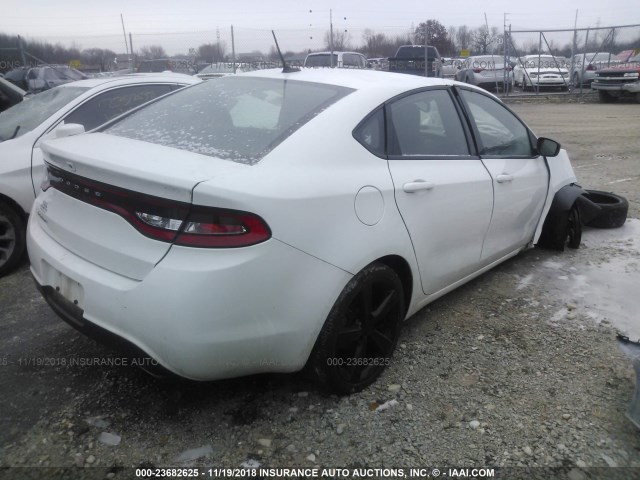 1C3CDFBB5FD212868 - 2015 DODGE DART SXT WHITE photo 4