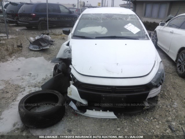 1C3CDFBB5FD212868 - 2015 DODGE DART SXT WHITE photo 6