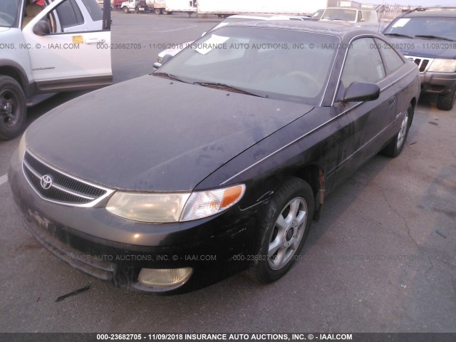 2T1CF22P71C525887 - 2001 TOYOTA CAMRY SOLARA SE/SLE შავი ფოტო 2
