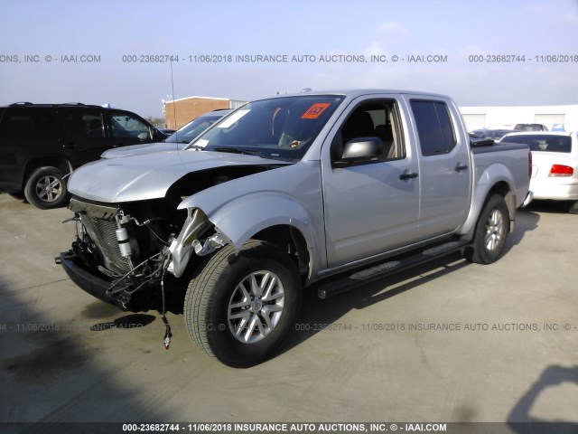 1N6AD0EV0GN740624 - 2016 NISSAN FRONTIER S/SV/SL/PRO-4X SILVER photo 2