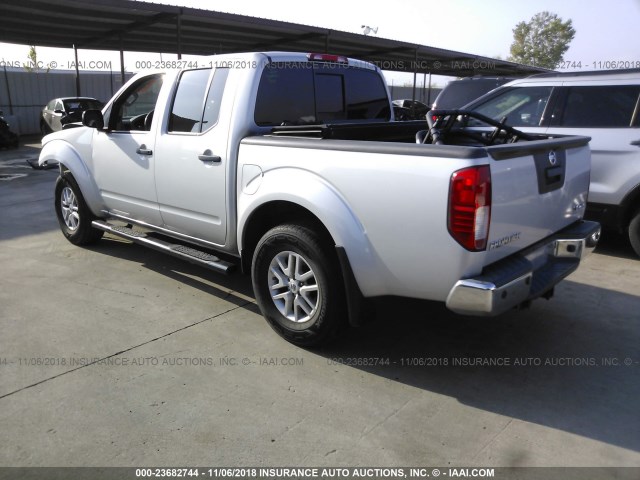 1N6AD0EV0GN740624 - 2016 NISSAN FRONTIER S/SV/SL/PRO-4X SILVER photo 3