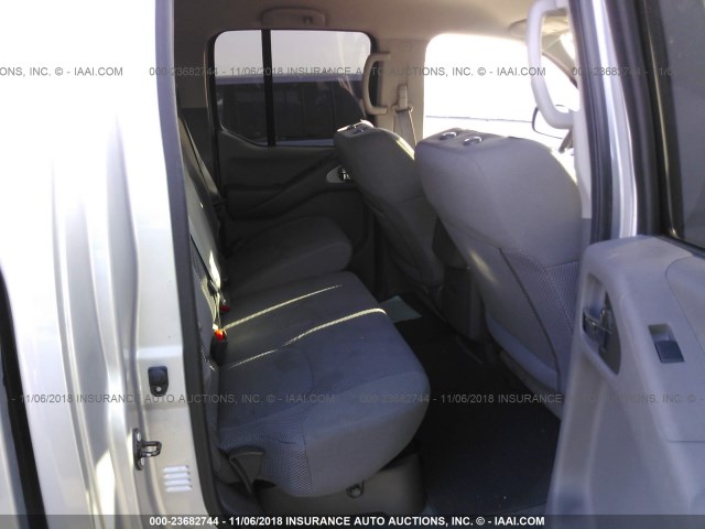 1N6AD0EV0GN740624 - 2016 NISSAN FRONTIER S/SV/SL/PRO-4X SILVER photo 8