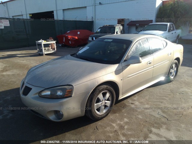 2G2WP552X81147881 - 2008 PONTIAC GRAND PRIX GOLD photo 2