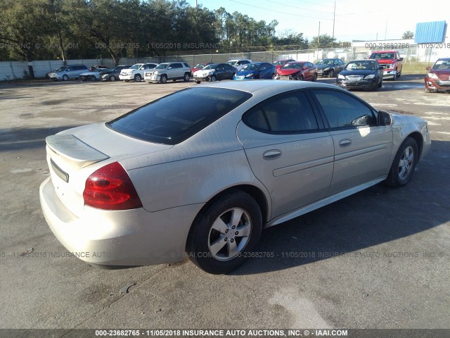 2G2WP552X81147881 - 2008 PONTIAC GRAND PRIX GOLD photo 4