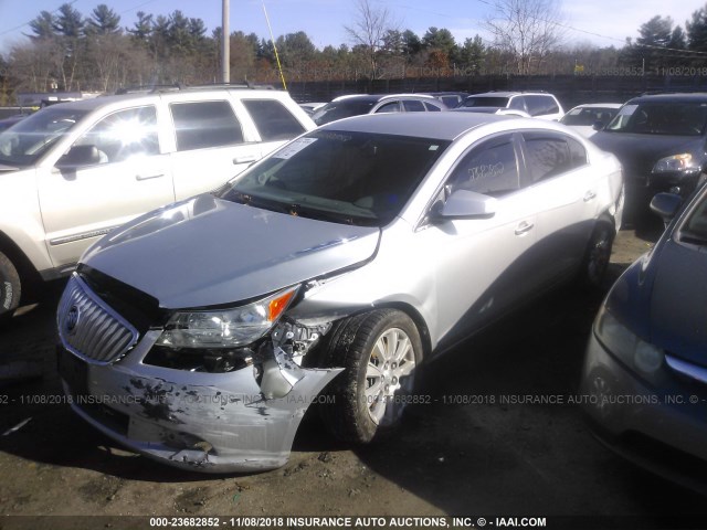 1G4GA5ED4BF124644 - 2011 BUICK LACROSSE CX SILVER photo 2