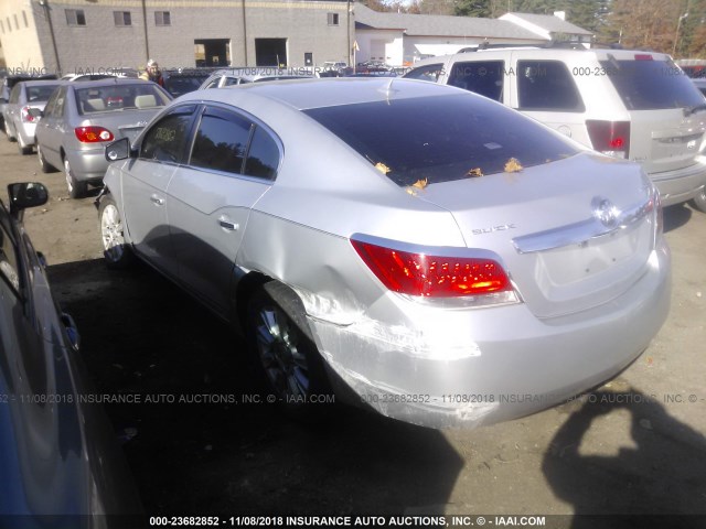 1G4GA5ED4BF124644 - 2011 BUICK LACROSSE CX SILVER photo 3