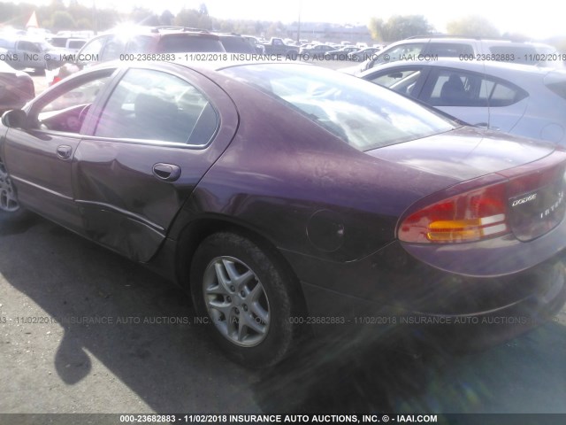 2B3HD46R92H200847 - 2002 DODGE INTREPID SE MAROON photo 3