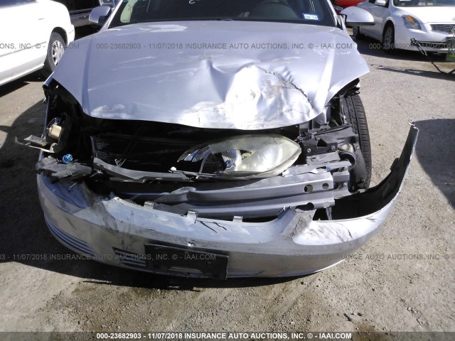 1G1AT58H197113021 - 2009 CHEVROLET COBALT LT SILVER photo 6