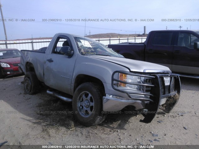 1GTEC14C38Z247365 - 2008 GMC SIERRA C1500 GRAY photo 1