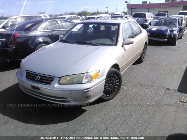 4T1BG22K11U790431 - 2001 TOYOTA CAMRY CE/LE/XLE TAN photo 2