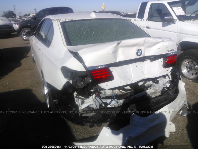 WBAYA8C58ED499861 - 2014 BMW 750 I WHITE photo 6