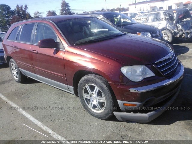 2A8GM68X67R116142 - 2007 CHRYSLER PACIFICA TOURING BURGUNDY photo 1