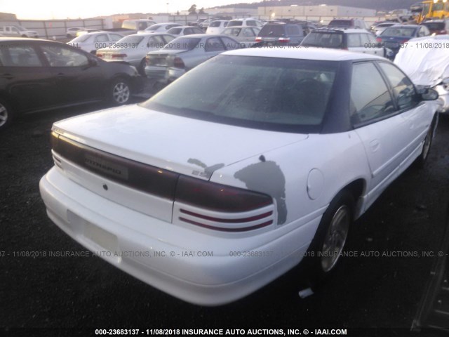 1B3HD56FXSF537427 - 1995 DODGE INTREPID ES WHITE photo 4