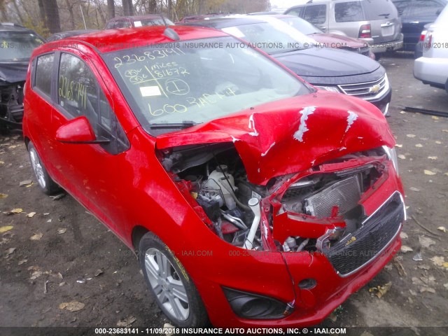 KL8CA6S94FC708261 - 2015 CHEVROLET SPARK LS RED photo 1