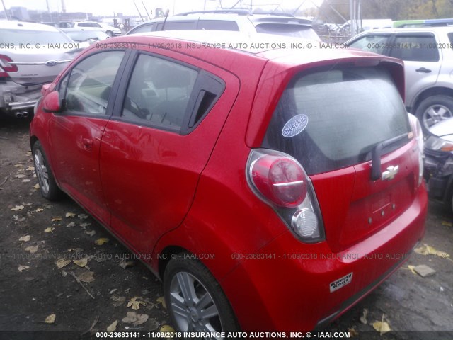 KL8CA6S94FC708261 - 2015 CHEVROLET SPARK LS RED photo 3