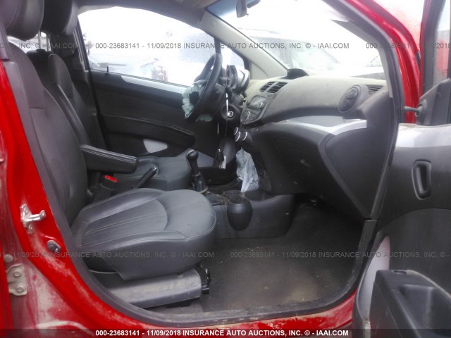 KL8CA6S94FC708261 - 2015 CHEVROLET SPARK LS RED photo 5