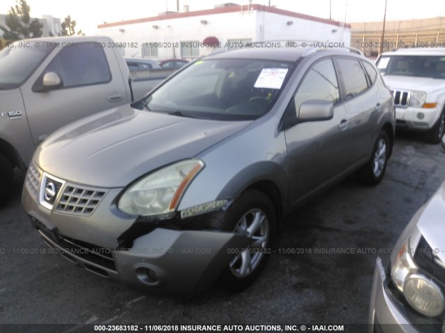 JN8AS58T68W017313 - 2008 NISSAN ROGUE S/SL Pewter photo 2