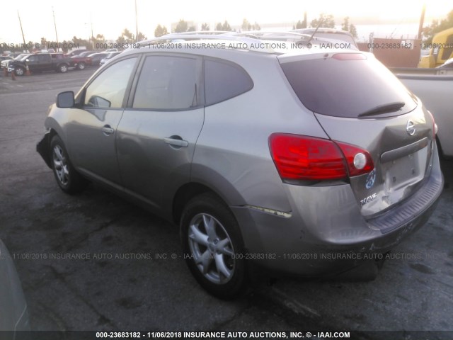 JN8AS58T68W017313 - 2008 NISSAN ROGUE S/SL Pewter photo 3