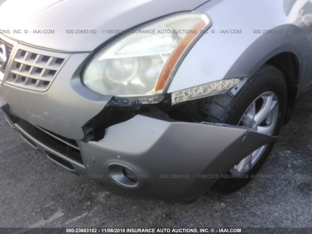 JN8AS58T68W017313 - 2008 NISSAN ROGUE S/SL Pewter photo 6