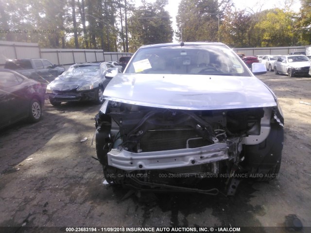 2LMDJ6JC2ABJ09408 - 2010 LINCOLN MKX SILVER photo 6