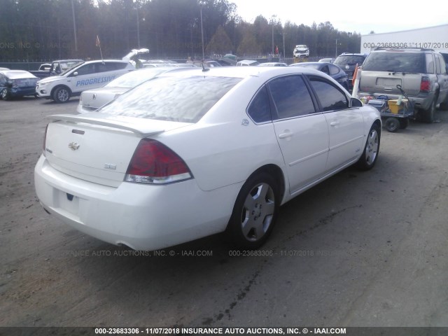 2G1WD58C869429792 - 2006 CHEVROLET IMPALA SUPER SPORT WHITE photo 4