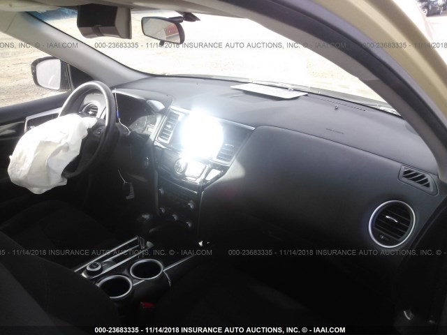 5N1AR2MM6DC677041 - 2013 NISSAN PATHFINDER S/SV/SL/PLATINUM GOLD photo 5