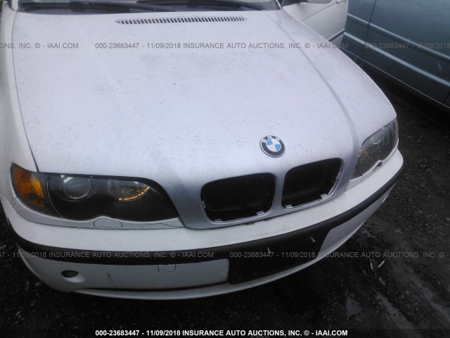 WBAEU33434PM61519 - 2004 BMW 325 XI WHITE photo 6