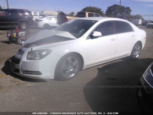 1G1ZD5EU1BF370550 - 2011 CHEVROLET MALIBU 2LT WHITE photo 2