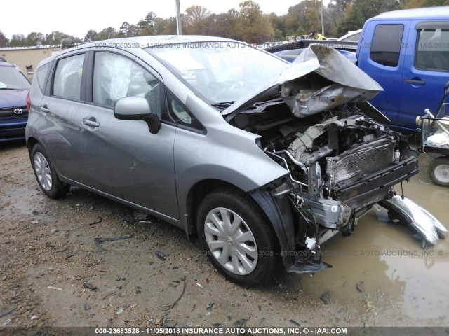 3N1CE2CP4EL437323 - 2014 NISSAN VERSA NOTE S/S PLUS/SV/SL GRAY photo 1