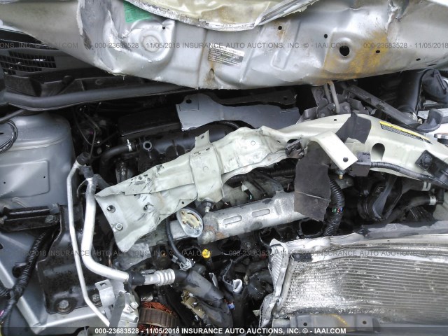 3N1CE2CP4EL437323 - 2014 NISSAN VERSA NOTE S/S PLUS/SV/SL GRAY photo 10