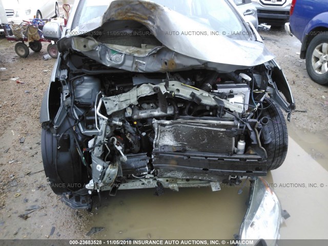 3N1CE2CP4EL437323 - 2014 NISSAN VERSA NOTE S/S PLUS/SV/SL GRAY photo 6