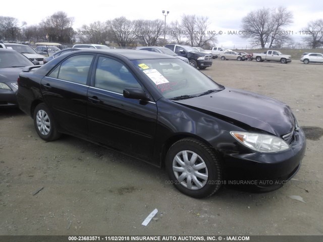 4T1BE32K95U047999 - 2005 TOYOTA CAMRY LE/XLE/SE BLACK photo 1