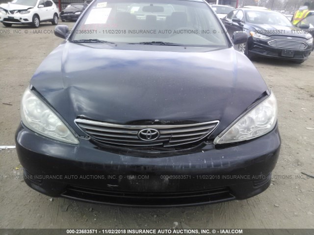 4T1BE32K95U047999 - 2005 TOYOTA CAMRY LE/XLE/SE BLACK photo 6