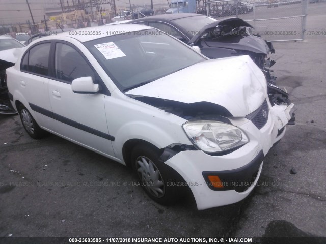 KNADE223396521789 - 2009 KIA RIO LX/SX WHITE photo 1