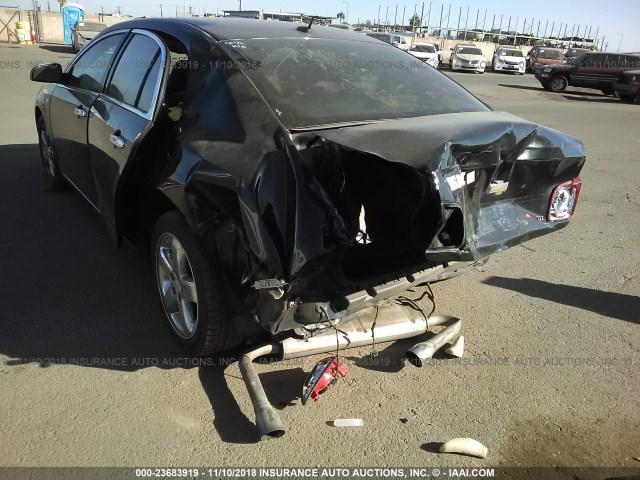 1G1ZK57748F159395 - 2008 CHEVROLET MALIBU LTZ BLACK photo 6