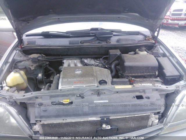 JT6GF10UXY0073725 - 2000 LEXUS RX GRAY photo 10