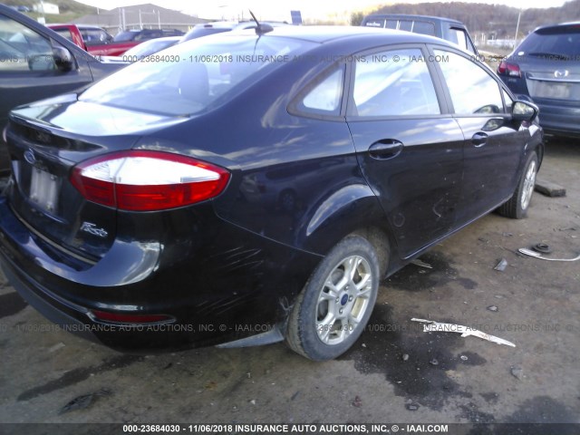 3FADP4BJ1EM226715 - 2014 FORD FIESTA SE BLACK photo 4