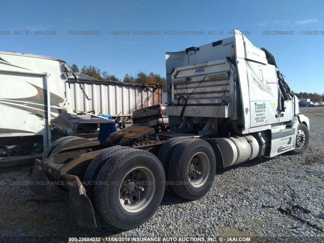 4V4NC9GH16N417981 - 2006 VOLVO VNL L WHITE photo 4