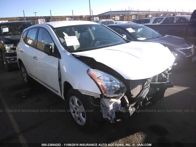 JN8AS5MV8DW134599 - 2013 NISSAN ROGUE S/SV WHITE photo 1