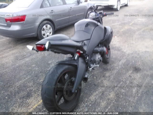 4MZYL04D293C02839 - 2009 BUELL 1125 CR BLACK photo 4