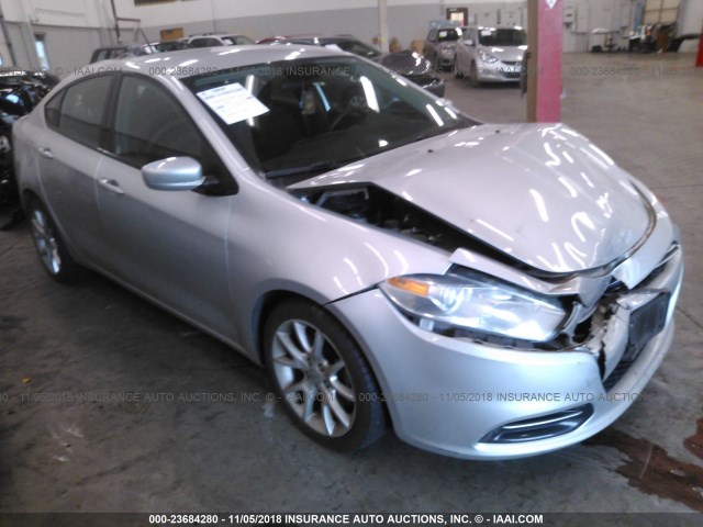 1C3CDFBA7DD324737 - 2013 DODGE DART SXT SILVER photo 1