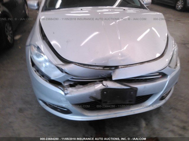 1C3CDFBA7DD324737 - 2013 DODGE DART SXT SILVER photo 6