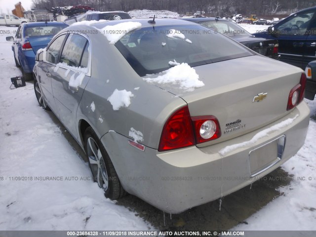 1G1ZC5E13BF285489 - 2011 CHEVROLET MALIBU 1LT ბეჟი ფოტო 3