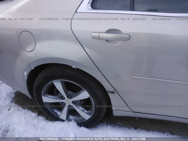 1G1ZC5E13BF285489 - 2011 CHEVROLET MALIBU 1LT ბეჟი ფოტო 6