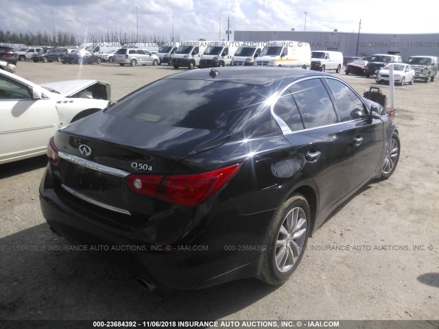 JN1BV7AP1FM345928 - 2015 INFINITI Q50 PREMIUM/SPORT BLACK photo 4