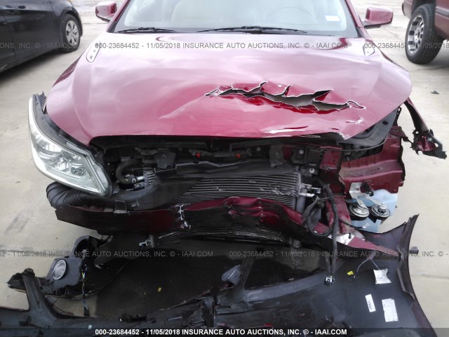 1G4GC5ER9DF323116 - 2013 BUICK LACROSSE RED photo 6