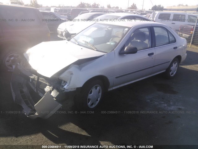 1N4AB41D4WC700463 - 1998 NISSAN SENTRA E/XE/GXE/GLE SILVER photo 2