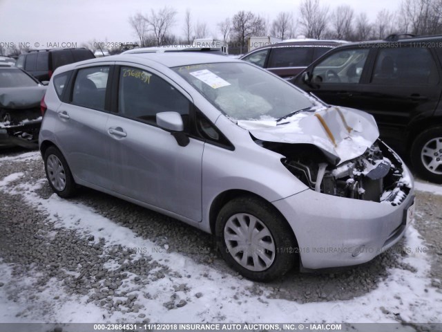 3N1CE2CP1GL402483 - 2016 NISSAN VERSA NOTE S/S PLUS/SV/SL/SR SILVER photo 1